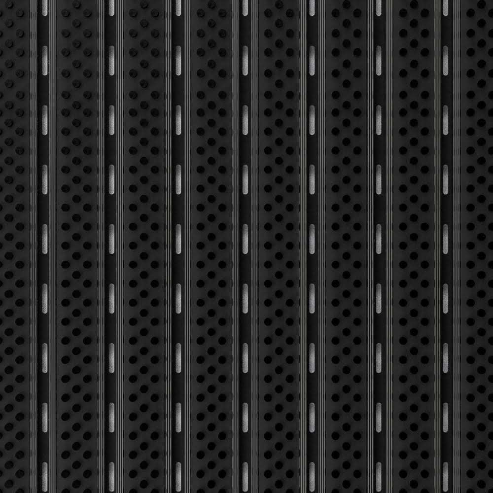 Nylon Brushes with Black Anodised Rails (Open Construction)